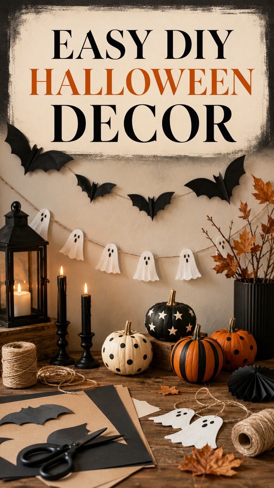 Easy DIY Halloween decor