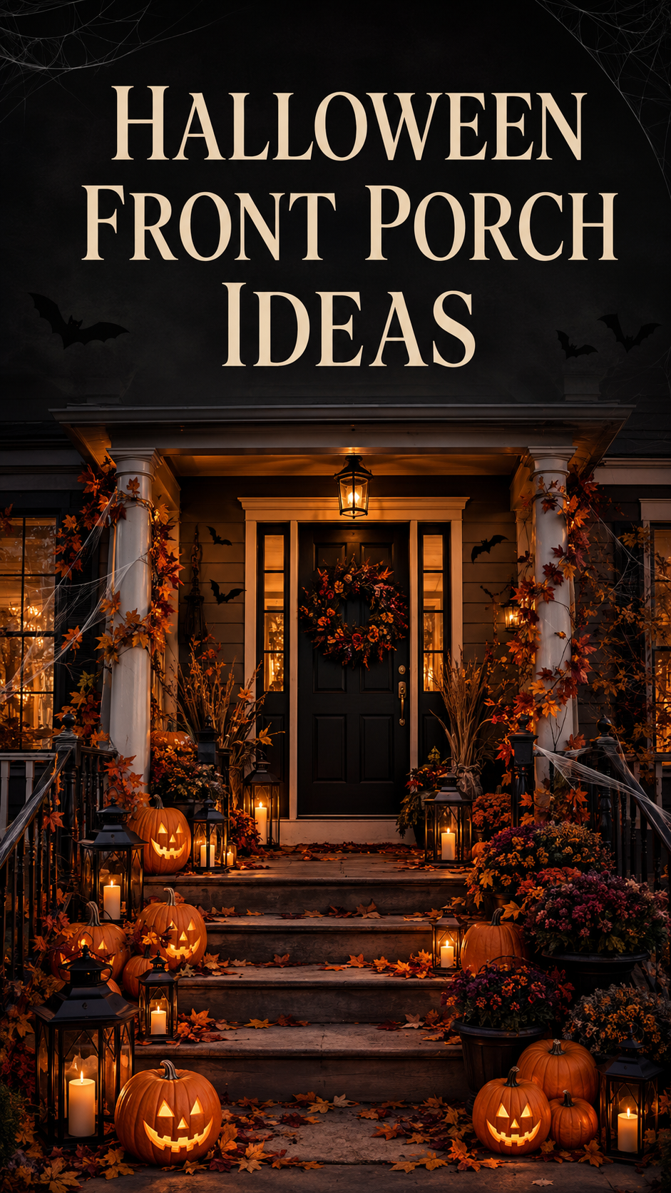 Halloween front porch ideas