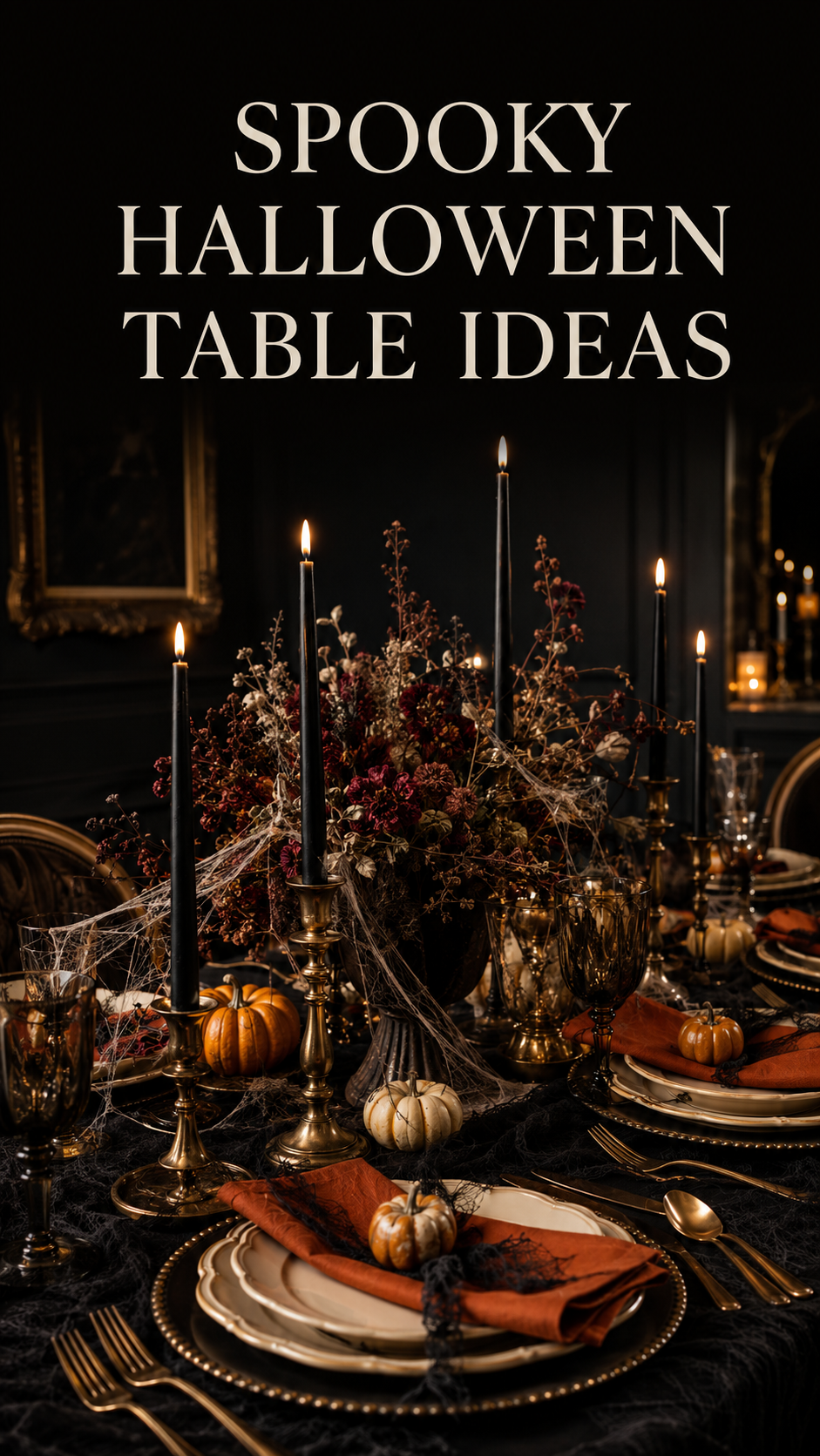 Spooky Halloween table ideas