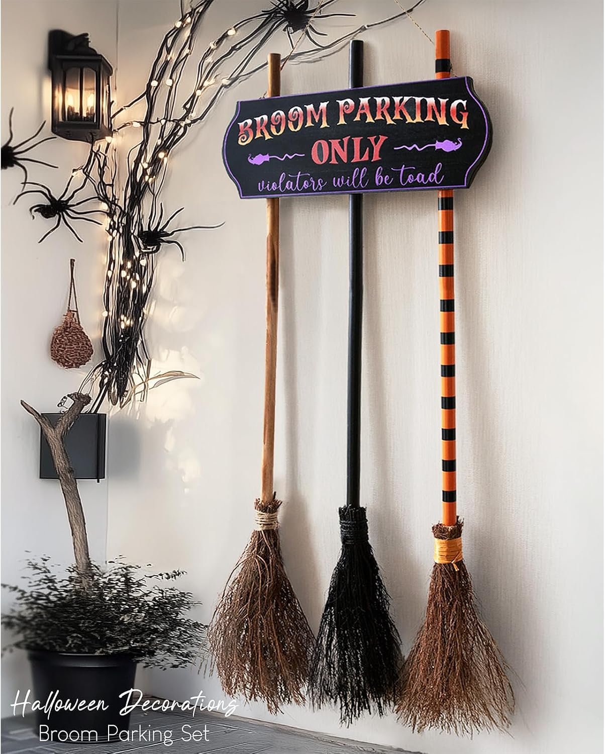 Halloween parking garage decoration