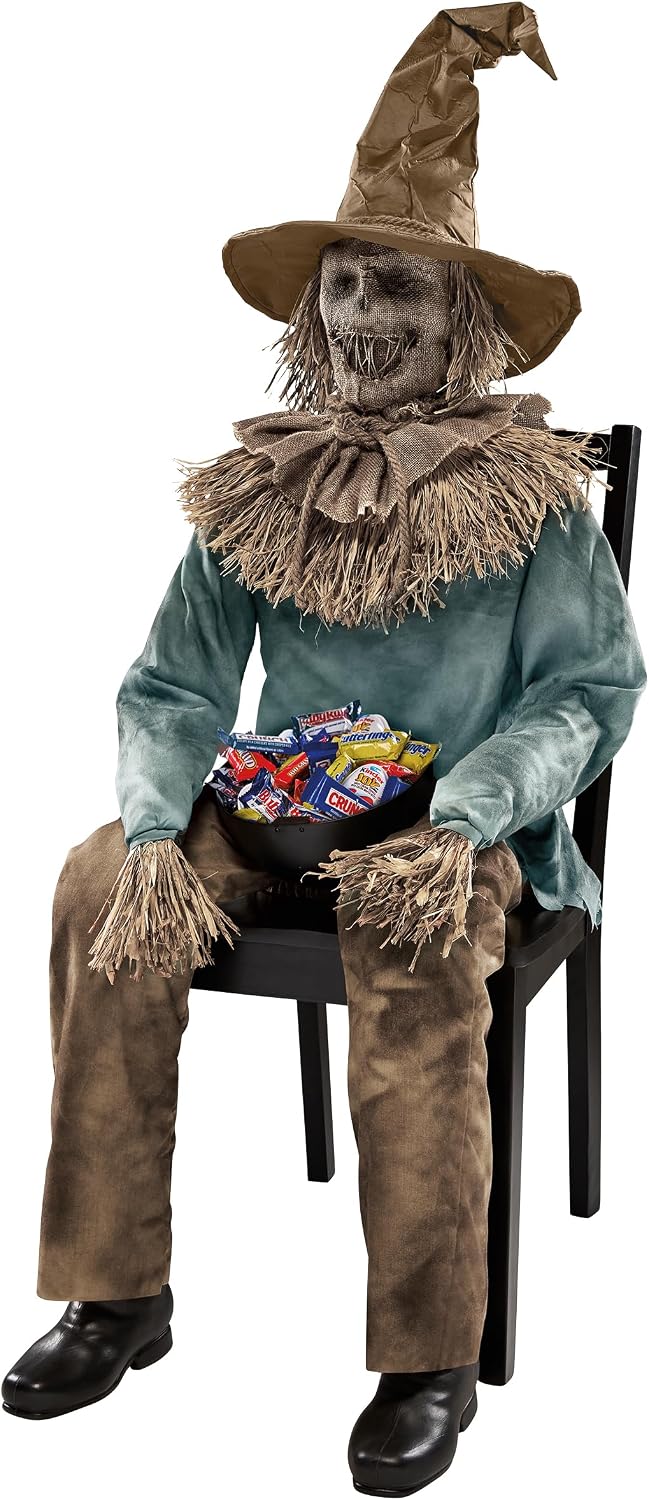 Spirit Halloween scarecrow animatronic