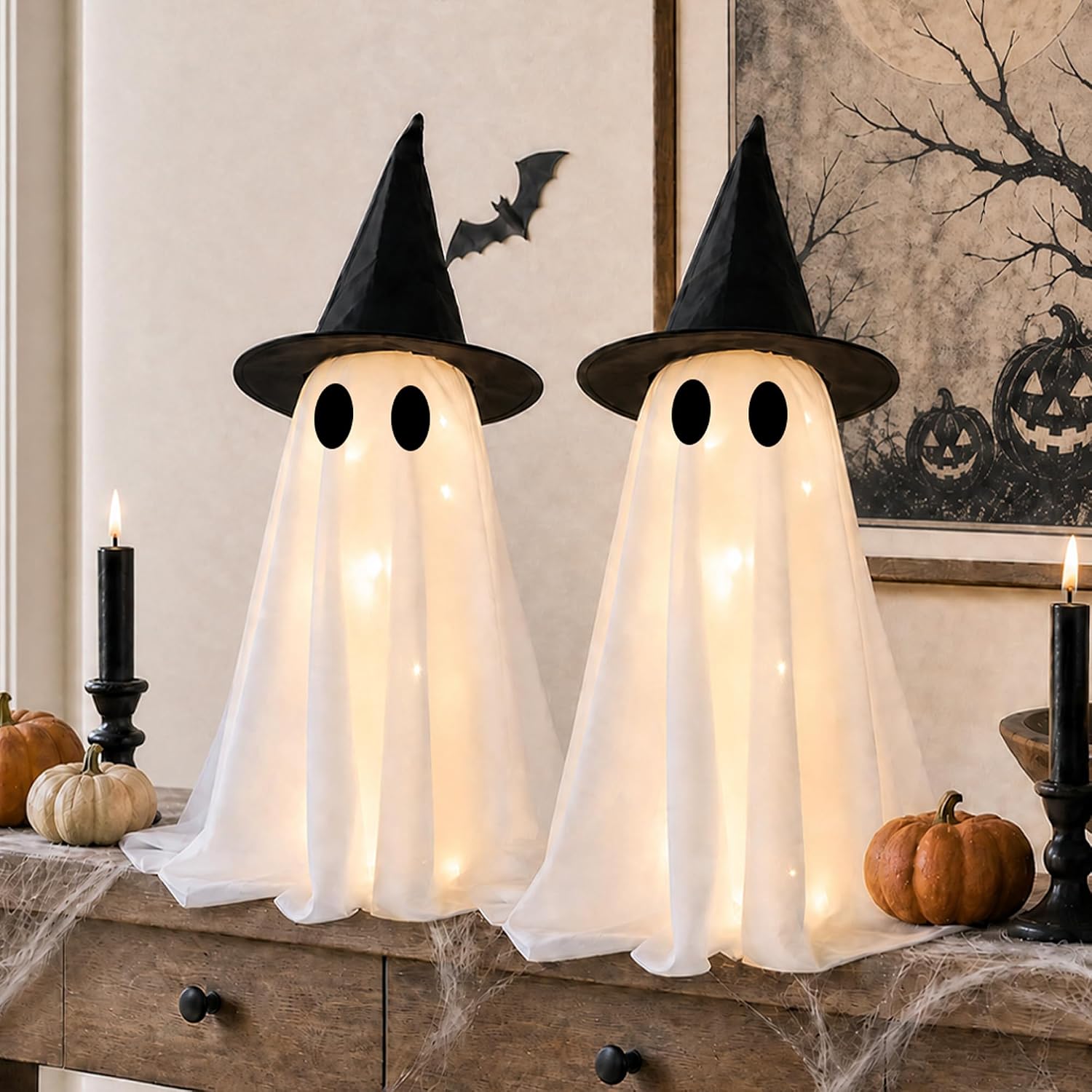 Light-up Halloween tabletop centerpiece set