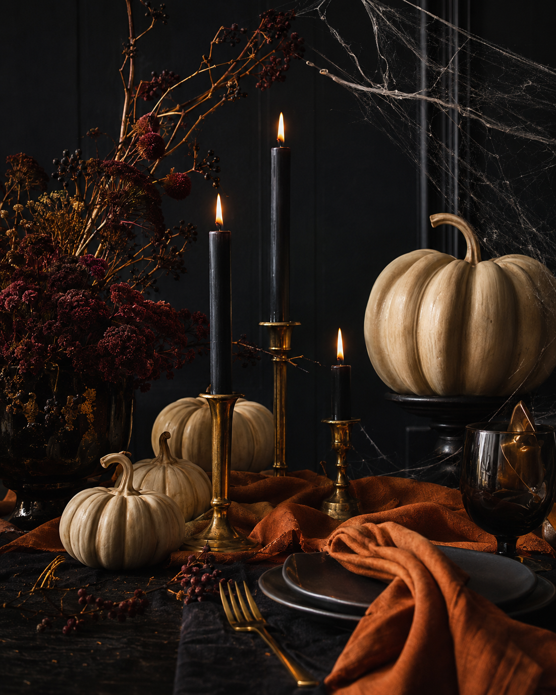 Halloween party table